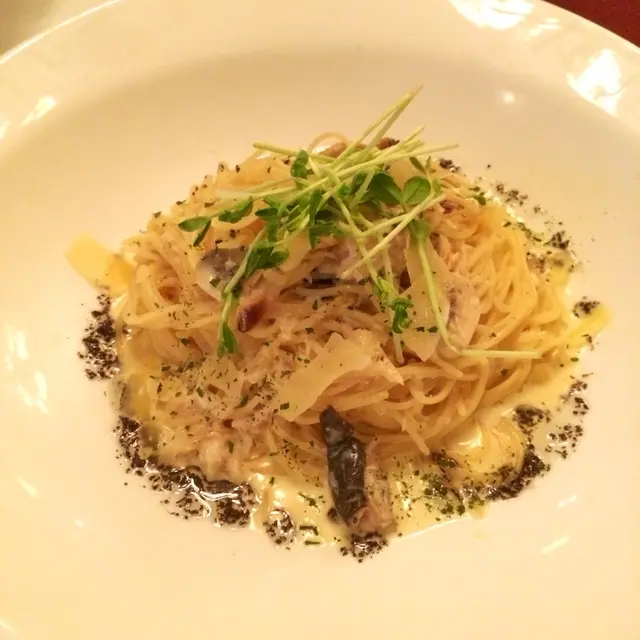 black truffle angel hair 