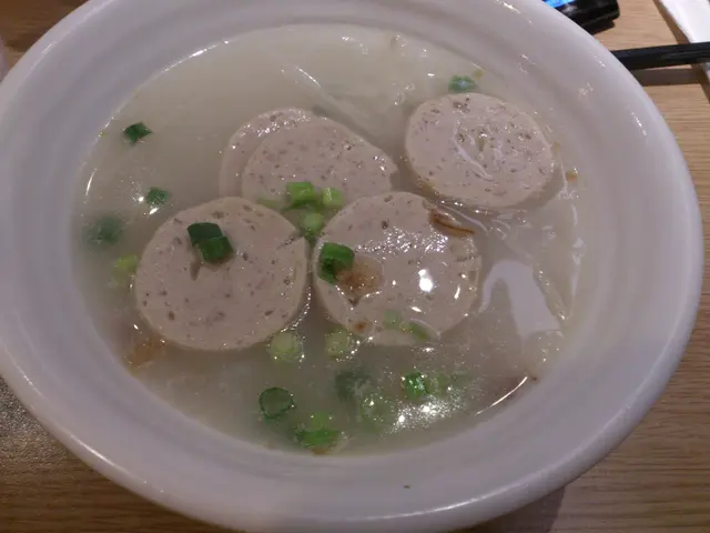 上湯扎肉湯檬 $42