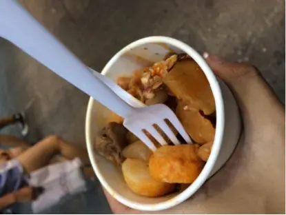 多款食物混在一起:)