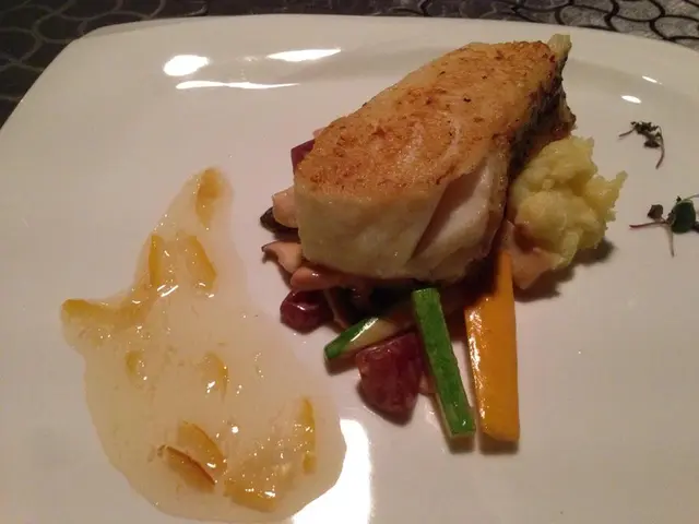 鱈魚煎得好香，好好味！