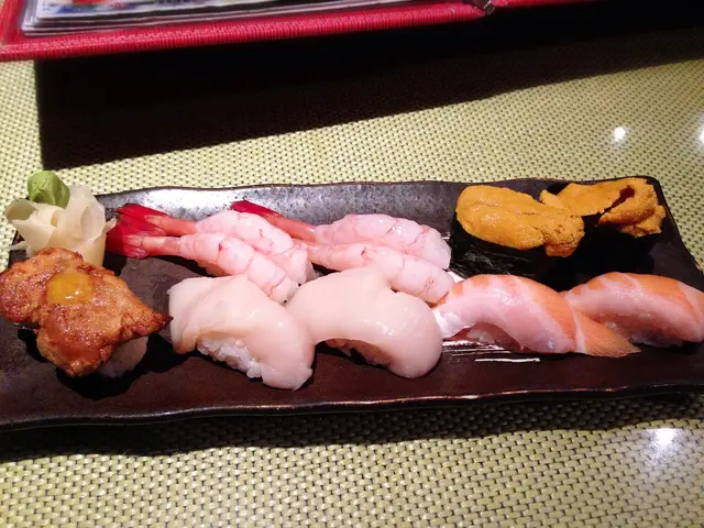 海膽, 甜蝦壽司