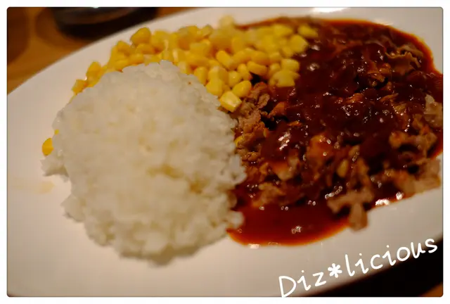 蕃茄碎肉汁配粟米涮涮牛肉