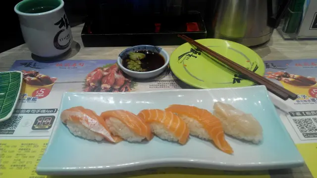 三文魚，三文魚腩，帶子壽司