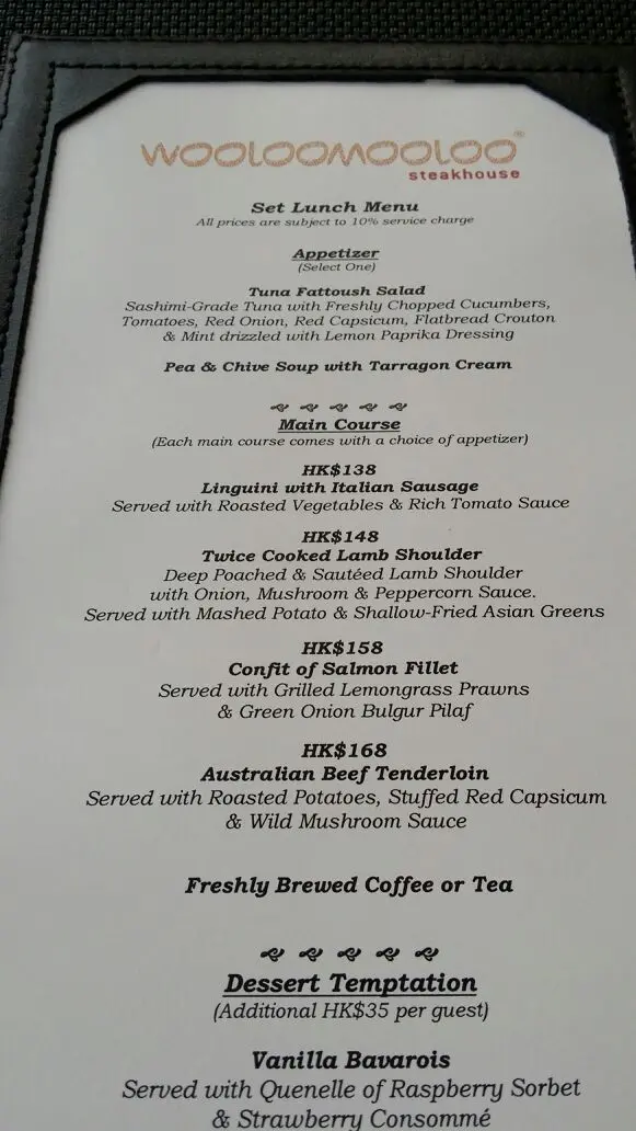 Wooloomooloo Steakhouse in Wan Chai Hong Kong OpenRice Hong Kong