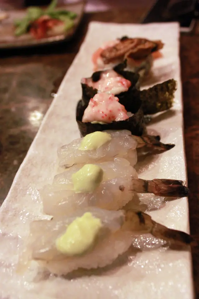 海老、沙律、鰻魚芝士卷