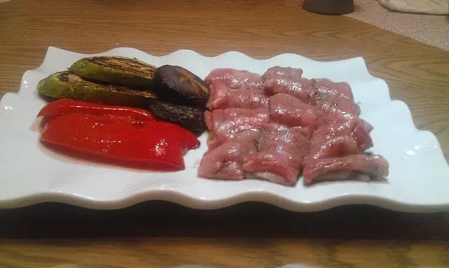 煎釀三寶和牛 哈哈