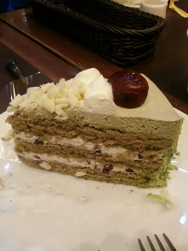 宇治抺茶紅豆蛋糕