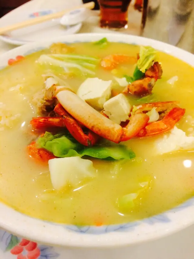 好豐富，材料好多，湯好鮮甜