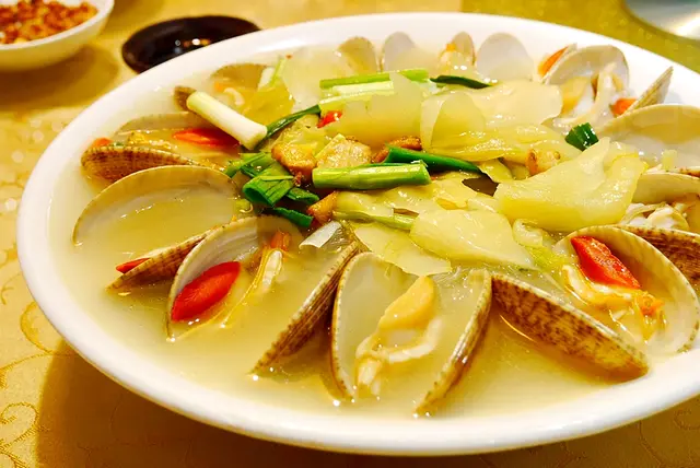 高湯胡椒鹹菜浸花甲