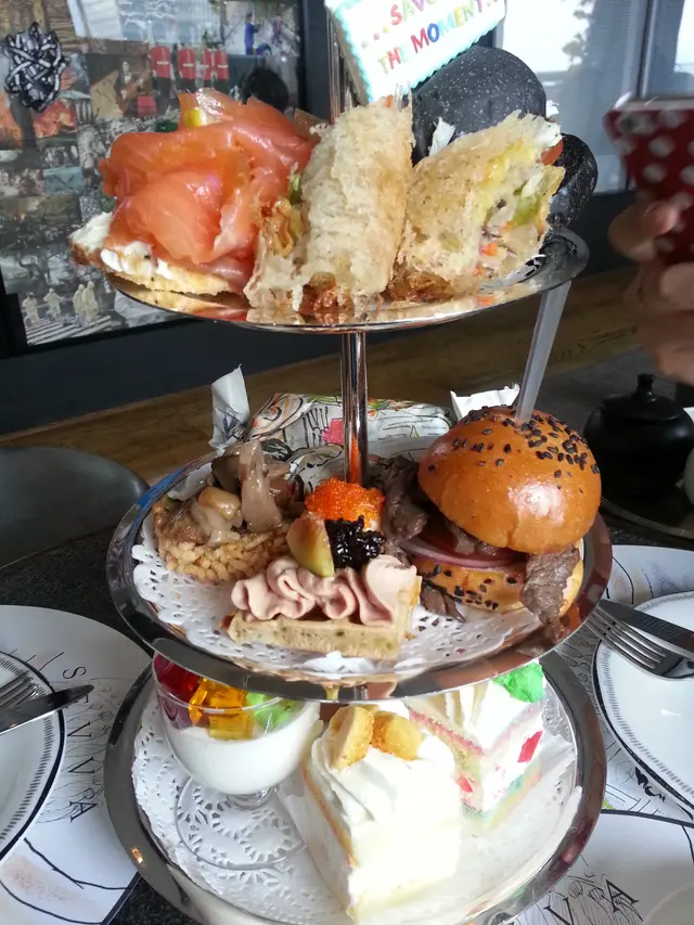 High tea set
