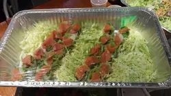 嘩！依個就叫煙三文魚檬纸卷，依個感覺好得意，生才包住啲檬粉