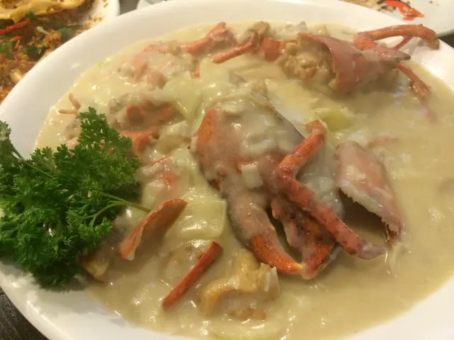 椰子龍蝦波菜麵