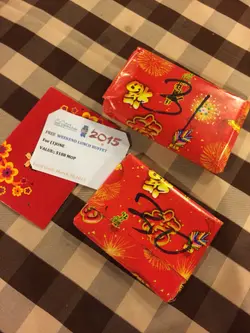 我們抽中免費自助午餐！