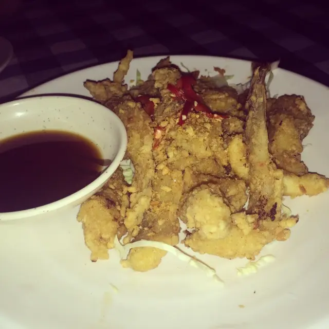 味精重，蓋過曬魚味