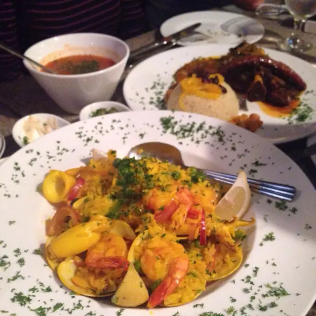 Moroccan Seafood Pealla