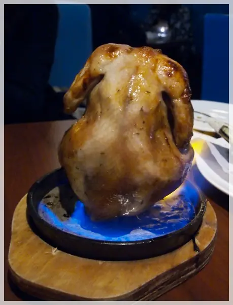 火焰鐵板烤半雞