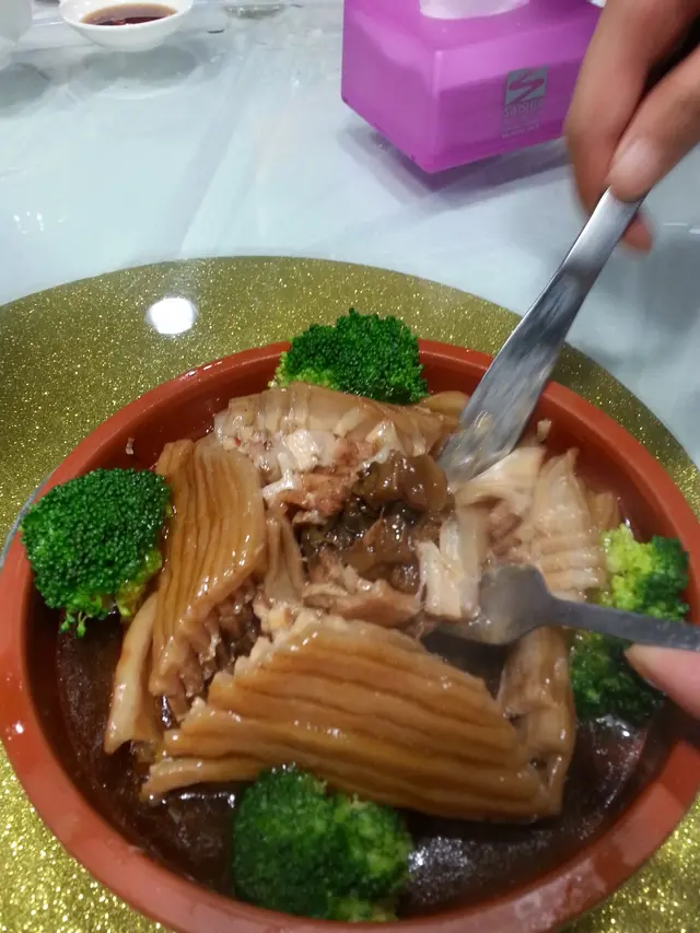 裡面原來還藏著梅菜呀!