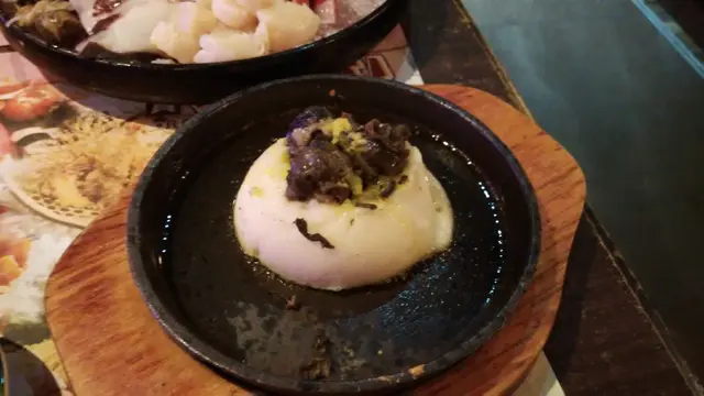 螺肉味淡 ， 薯蓉食得出用粉開嘅  。。。