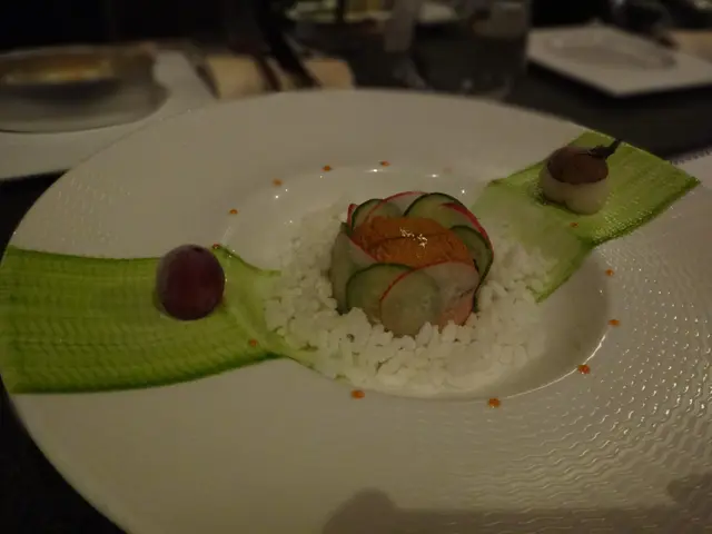Tuna, Sea Urchin, Espelette, Rice