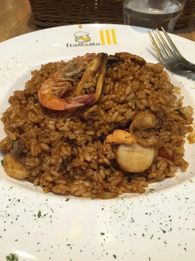 帆立貝海鮮龍蝦汁意大利飯