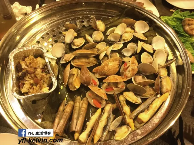 花甲、沙蜆和大蟶子