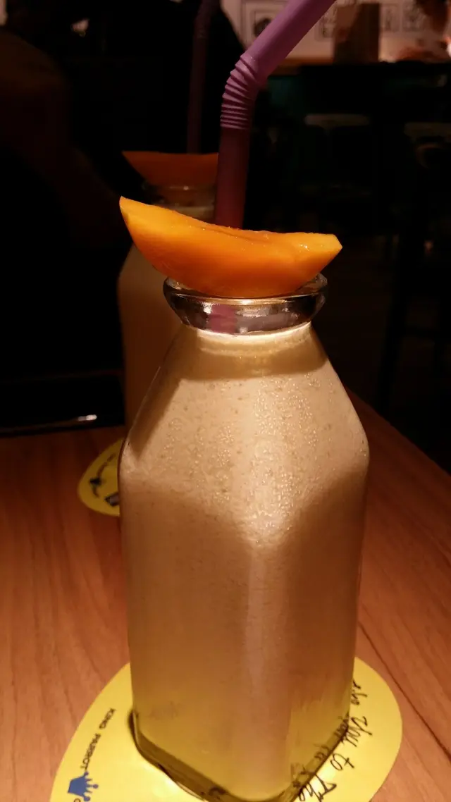 甜甜的正好正中d辣既食物，乳酪幼滑，有椰子及芒果香。