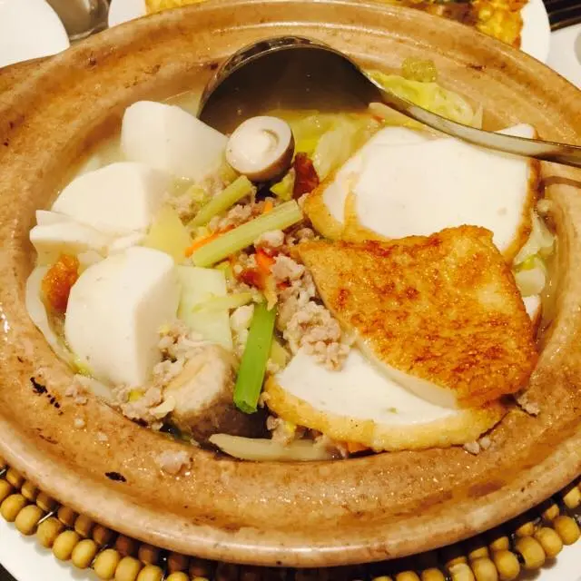 方魚紹菜魚丸煲