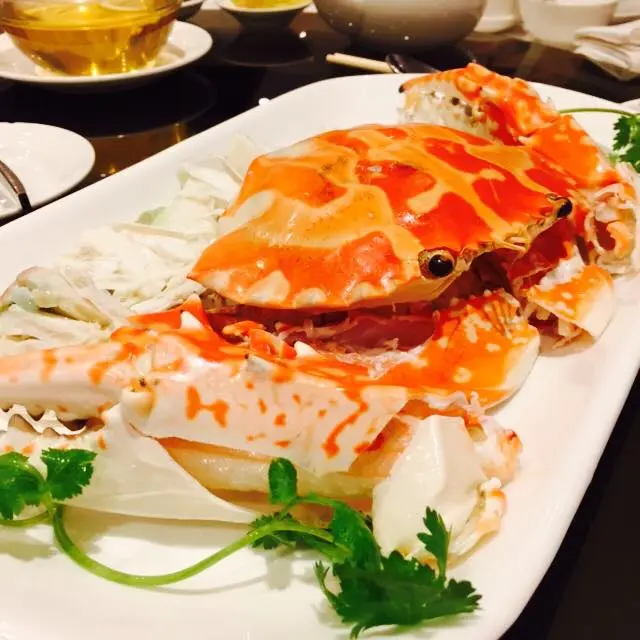 潮式白烚凍花蟹