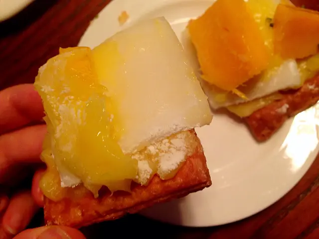 用麻糬代替了吉士醬