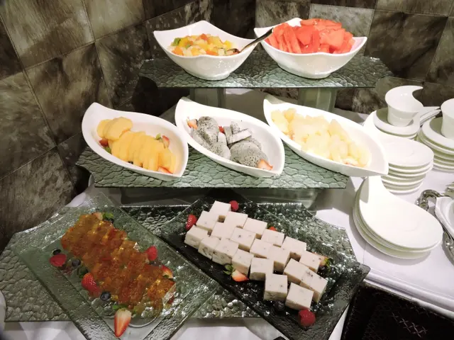 Fruits and Chinese Dessert