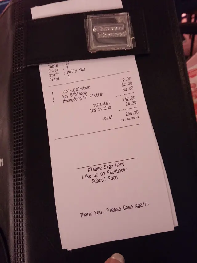 三個主菜$266,不算貴