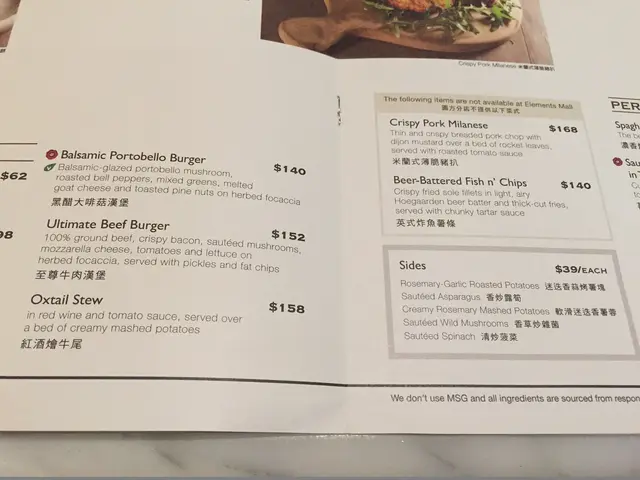 Sides Menu