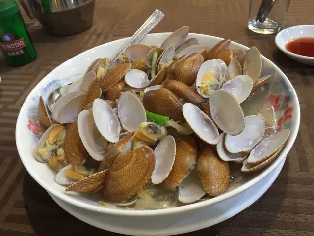 遷就唔食得辣嘅老爸，只好將佢油鹽水，花甲比起聖子多好～一點沙都冇