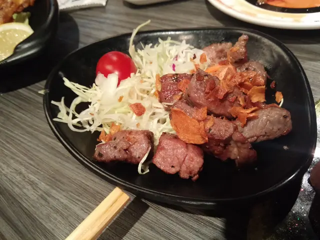 蒜片牛柳粒
