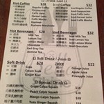 Beverages List