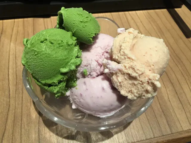 綠茶 紫薯 栗子 雪糕