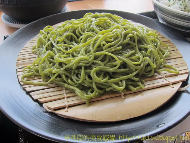 抹茶冷蕎麥麵定食