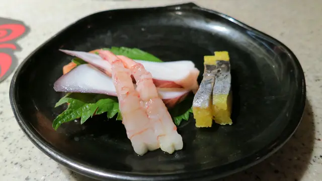 三文魚, 甜蝦, 希靈魚, 以及北寄貝