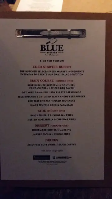 2015.08 Restaurant week lunch menu