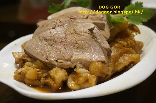 滷水鵝肝併豬蹄筋