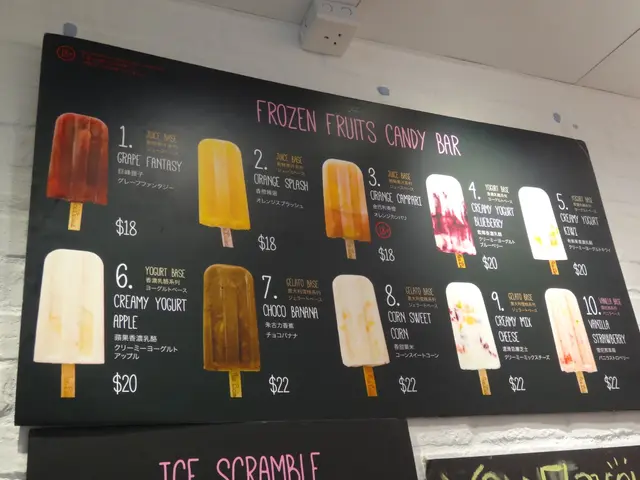 5月份,當時雪條有 10 款,由 $18 ~ $22 不等!短短三個月雪條已經加價!