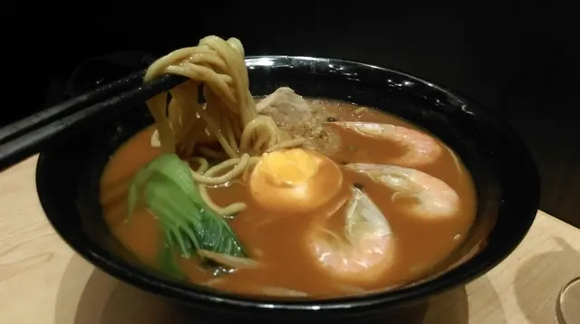蝦湯麵