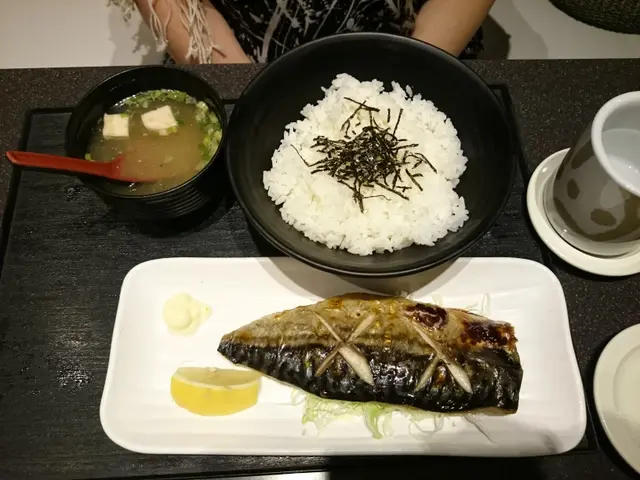 鹽燒鯖魚飯