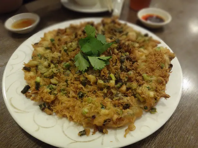 潮式爆花蠔餅（$72）