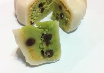 珍珠朱古力斑蘭豆蓉