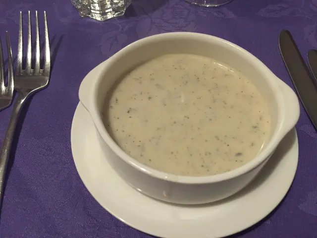 cream of forest mushrooms with truffle