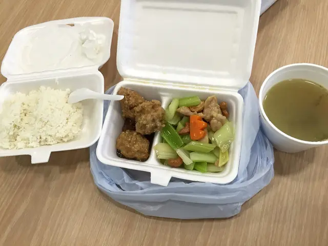 紅燒獅子頭和腰果炒西芹