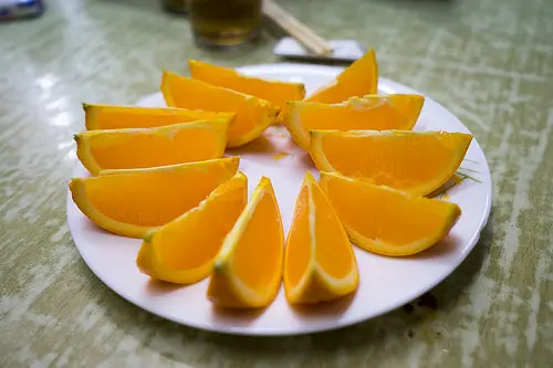 最後還奉上生果