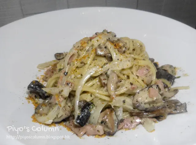 彈牙的意粉，各種配料和醬汁比例適中。