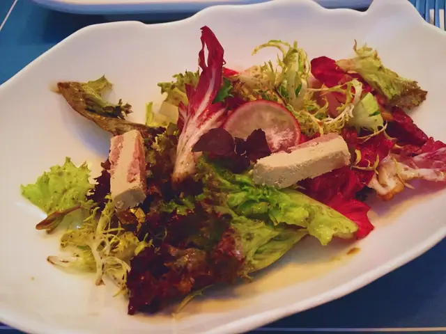 Fresh Mixed Salad, Micuit, Apple Compote & Txakoli Jelly